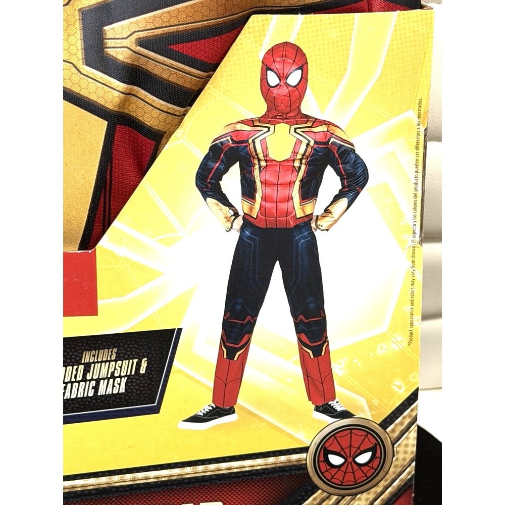 New Kids Marvel Studios Spider-Man No Way Home Costume Medium Size 8 - Picture 2 of 3